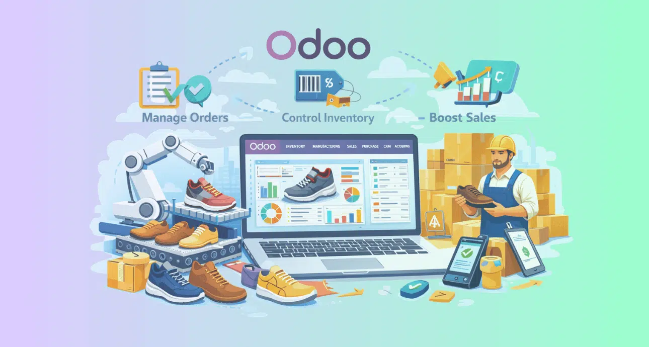 Grow an online footwear brand with Odoo!