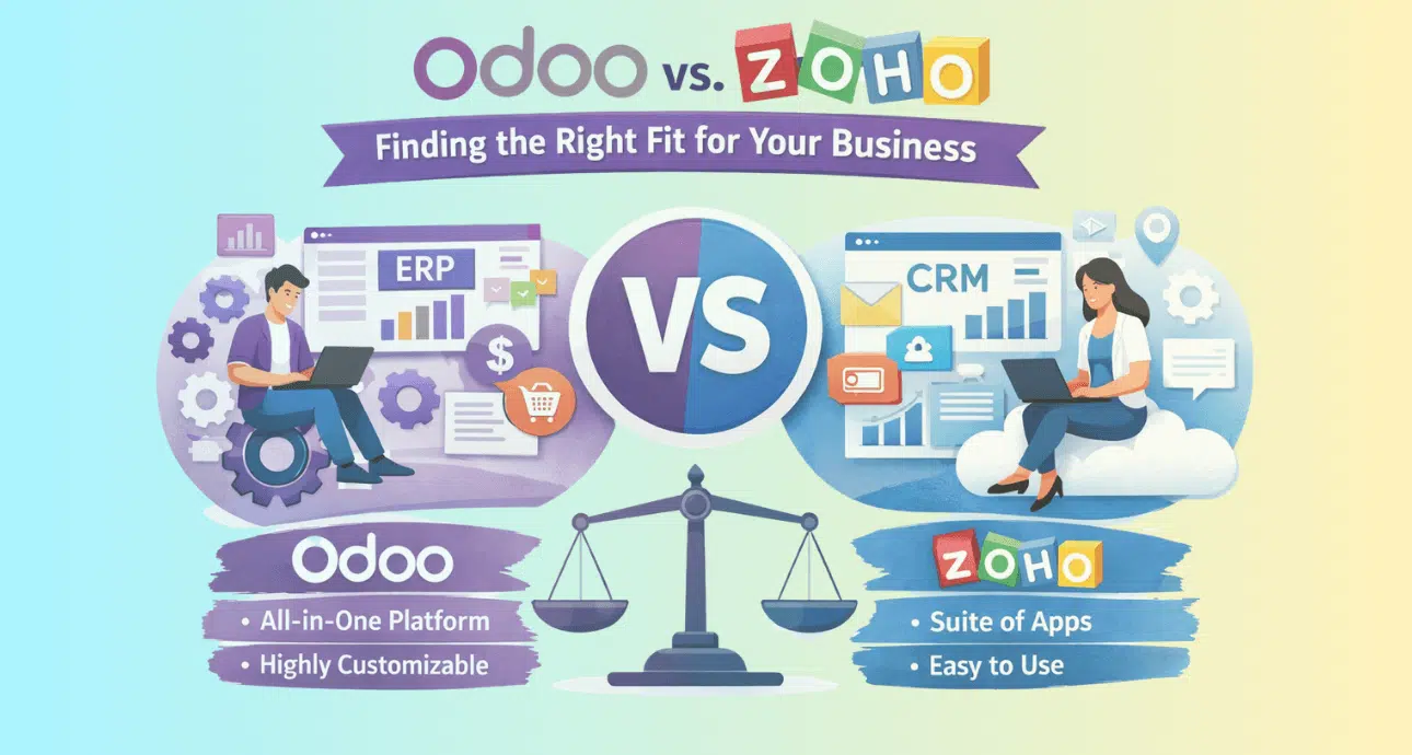 Odoo vs. Zoho: Finding the Right Fit for Your Business
