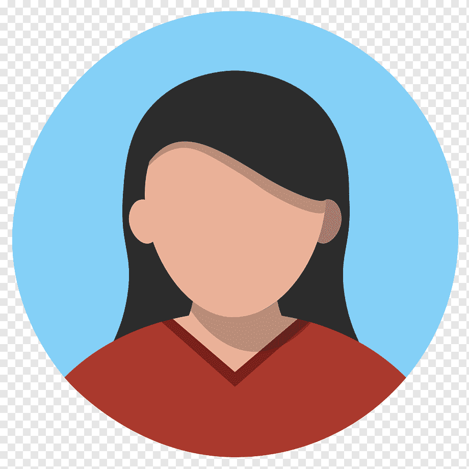 Female customer avatar illustration