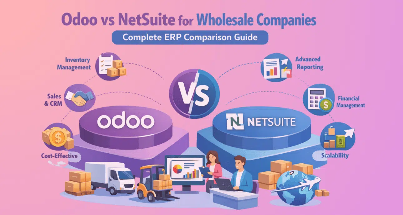 Odoo vs Netsuite for wholesale companies
