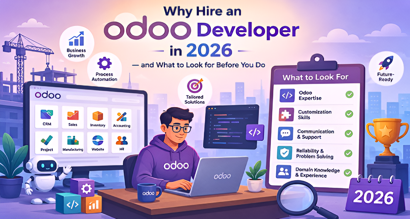 Why Hire an Odoo Developer in 2026 — and What to Look for Before You Do